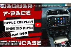 กล่องอินเตอร์เฟซอัตโนมัติ Android แบบไร้สาย สําหรับเรนจ์โรเวอร์ Evoque Discovery 4 Jaguar XE XF 2013-2017