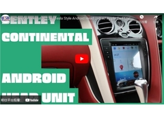 Bentley Flying Spur Continental 2015-2019 เทสล่า แอนดรอยด์ หัวหน่วย CarPlay แอนดรอยด์ ออโต้-WITSON